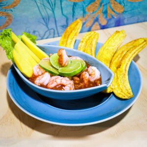 Ceviche de camarón (20 oz)