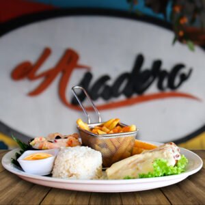 Filete de pescado de la casa