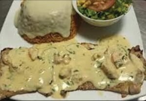 Lomo de cerdo en salsa de vino