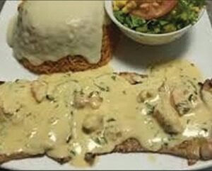 Lomo de cerdo en salsa de vino